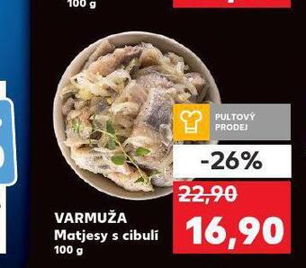 Kaufland Matjesy s cibulí nabídka