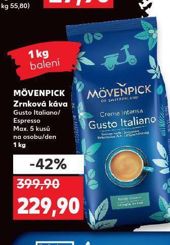 Mövenpick zrnková káva