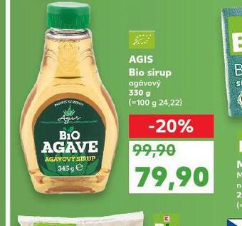 Kaufland Agis bio sirup nabídka