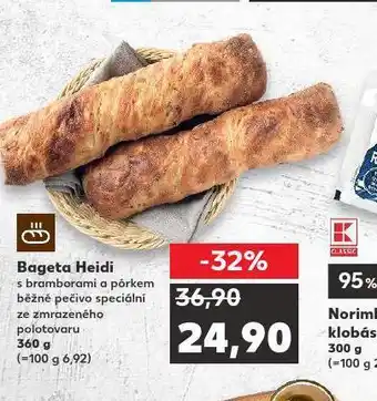 Kaufland Bageta heidi nabídka