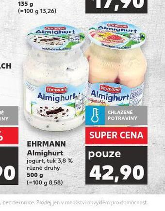 Kaufland Ehrmann almighurt nabídka