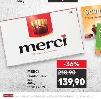 Kaufland Merci bonboniéra nabídka