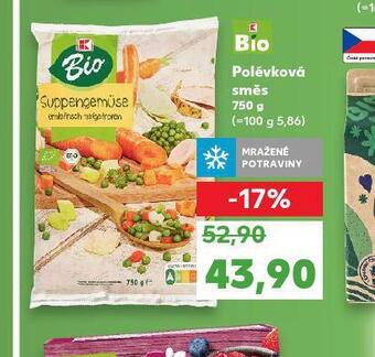 Kaufland Bio polévková směs nabídka