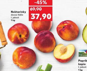 Kaufland Nektarinky nabídka