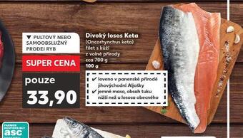 Kaufland Divoký losos keta nabídka