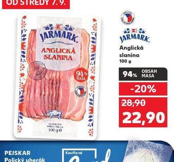Kaufland Anglická slanina nabídka