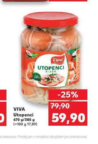 Kaufland Viva utopenci nabídka