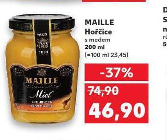 Kaufland Maille hořčice nabídka