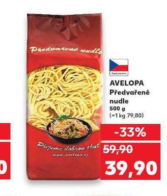 Kaufland Avelopa předvařené nudle nabídka