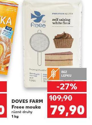 Kaufland Doves farm free mouka nabídka
