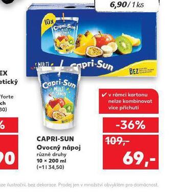 Kaufland Capri sun nabídka
