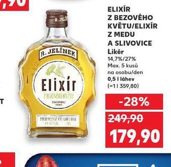 Kaufland Elixír z bezového květu nabídka
