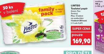 Kaufland Linteo toaletní papír nabídka