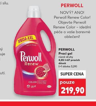 Kaufland Perwoll prací gel nabídka