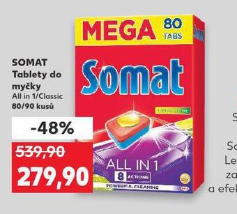 Kaufland Somat tablety do myčky nabídka
