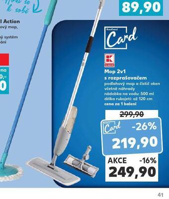 Kaufland Mop 2v1 s rozprašovačem nabídka