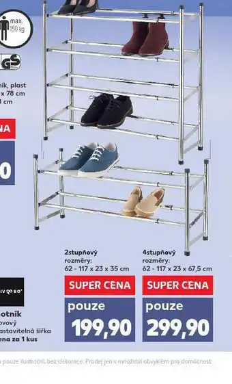 Kaufland Botník 4 stupňový nabídka