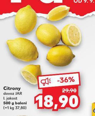 Kaufland Citrony nabídka