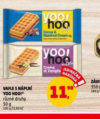 Vafle s náplní yoo hoo!