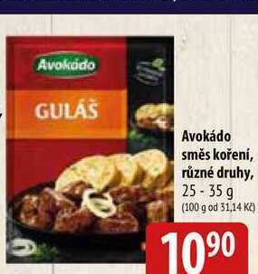 Bala Avokádo směs koření, různé druhy, 25-35 g nabídka