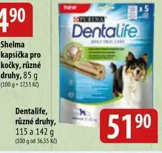 Dentalife, různé druhy, 115 a 142 g