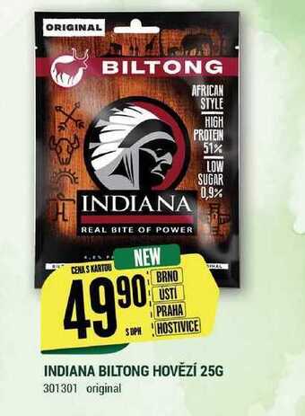 Tamda Foods Indiana biltong hovězí 25g nabídka