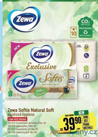 Tamda Foods Zewa softis natural soft nabídka