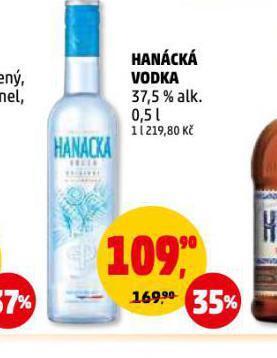Penny Market Hanácká vodka nabídka