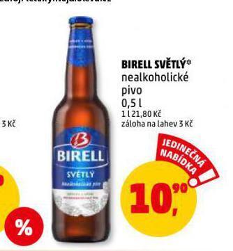 Penny Market Pivo birell nealko nabídka