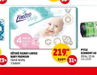 Penny Market Linteo dětské plenky nabídka