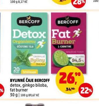 Penny Market Bylinné čaje bercoff nabídka