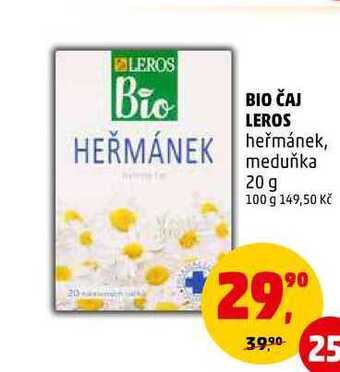 Penny Market Bio čaj leros, 20 g nabídka