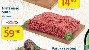 Kubík potraviny Mleté maso vepřové 500 g nabídka