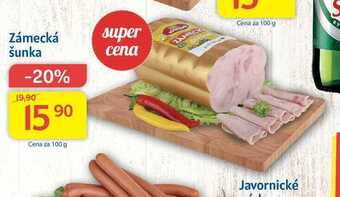 Kubík potraviny Krásno zámecká šunka 100 g nabídka