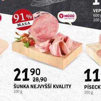 Terno Šunka nejvyšší jakosti nabídka