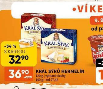 Terno Král sýrů hermelín nabídka