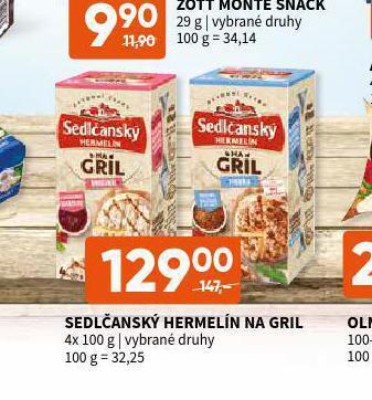 Terno Sedlčanský hermelín na gril nabídka
