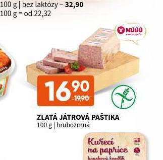Terno Zlatá játrová paštika nabídka