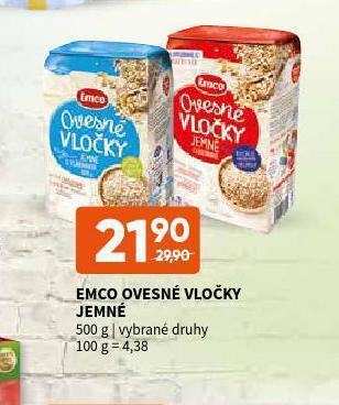 Terno Emco ovesné vločky nabídka