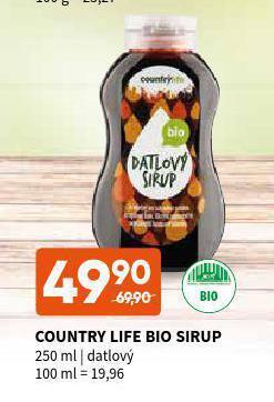 Terno Country life bio sirup nabídka