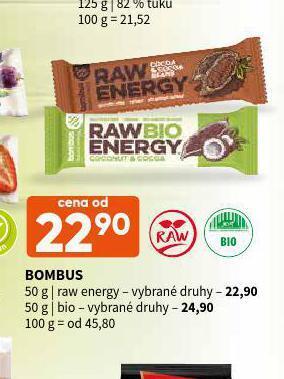 Terno Bombus raw energy nabídka