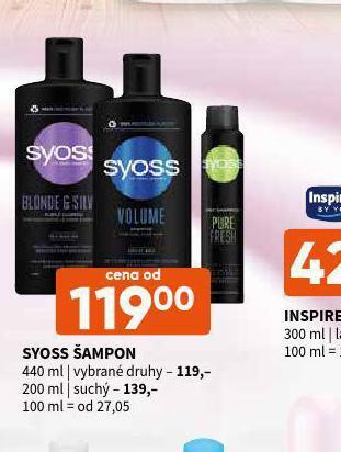 Terno Syoss šampon nabídka