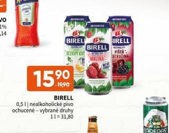 Terno Pivo birell nealko nabídka