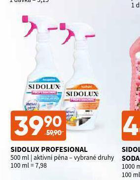 Terno Sidolux profesional aktivní pěna nabídka