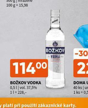 Terno Božkov vodka nabídka