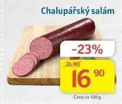 Kubík potraviny Chalupářský salám 100 g nabídka