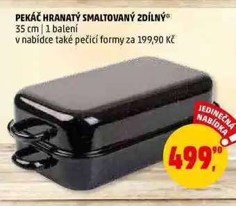 Penny Market Pekáč hranatý smaltovaný zdílný, 1 balení nabídka