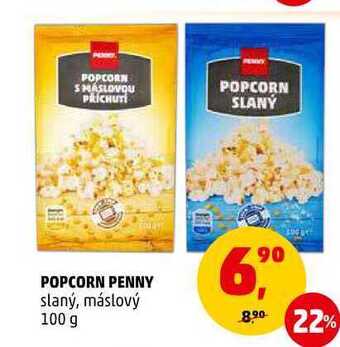 Penny Market Popcorn penny, 100 g nabídka