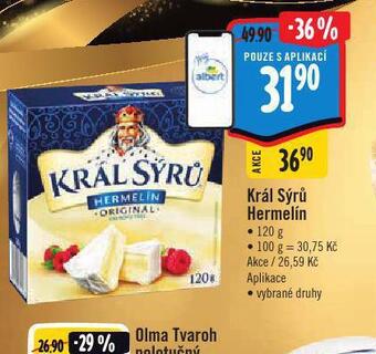 Albert Král sýrů hermelín nabídka