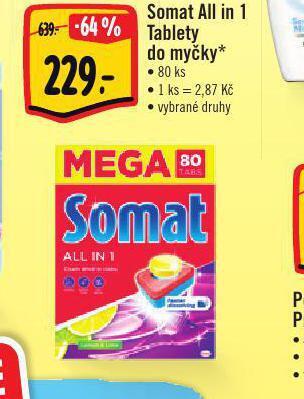 Albert Somat all in 1 tablety do myčky nabídka